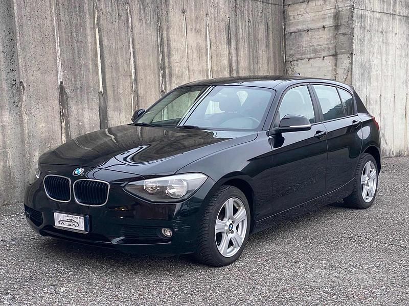 Usata BMW 116 Efficient Dynamics 115 CV (84 kW) 2013 Nero Utilitaria