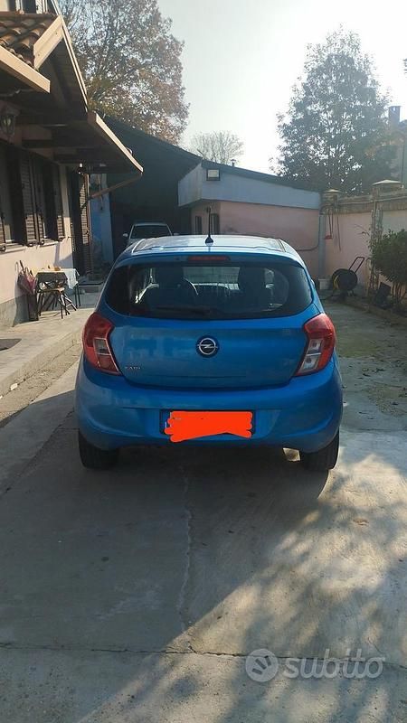 Usata Opel Karl 75 CV (55 kW) 2015 Blu Utilitaria
