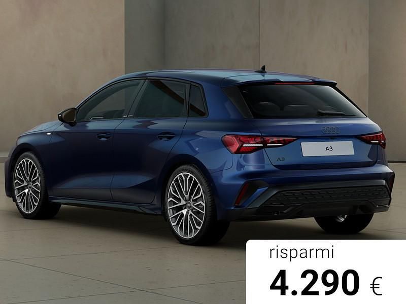 Nuova Audi A3 S-Line 150 CV (110 kW) 2026 Blu navarra metallizzato Berlina