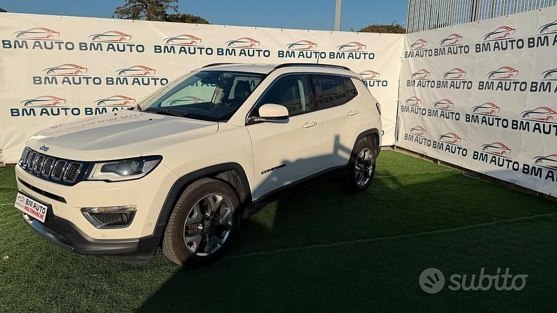 Bianco Usata 2017 Jeep Compass Limited SUV | 13.199 € (Cara) - Immagine 1/4