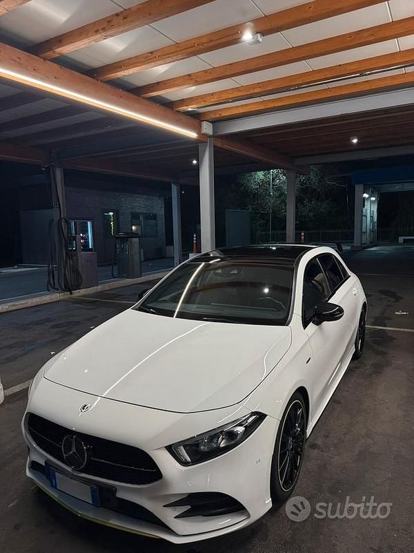 Usata Mercedes A180 Edition 1 116 CV (85 kW) 2019 Bianco Berlina