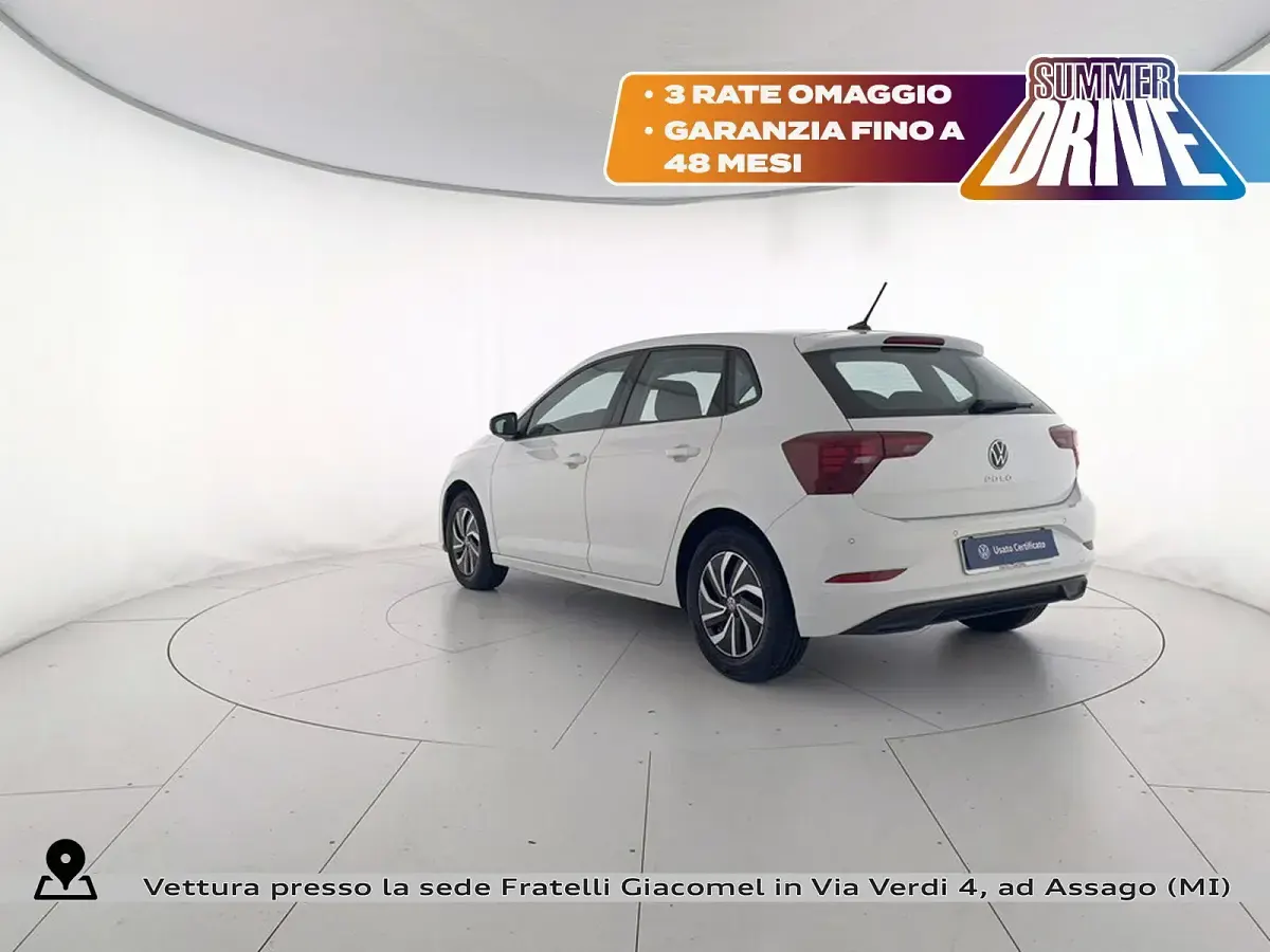 Usata VW Polo Life 95 CV (69 kW) 2023 Pure white Utilitaria