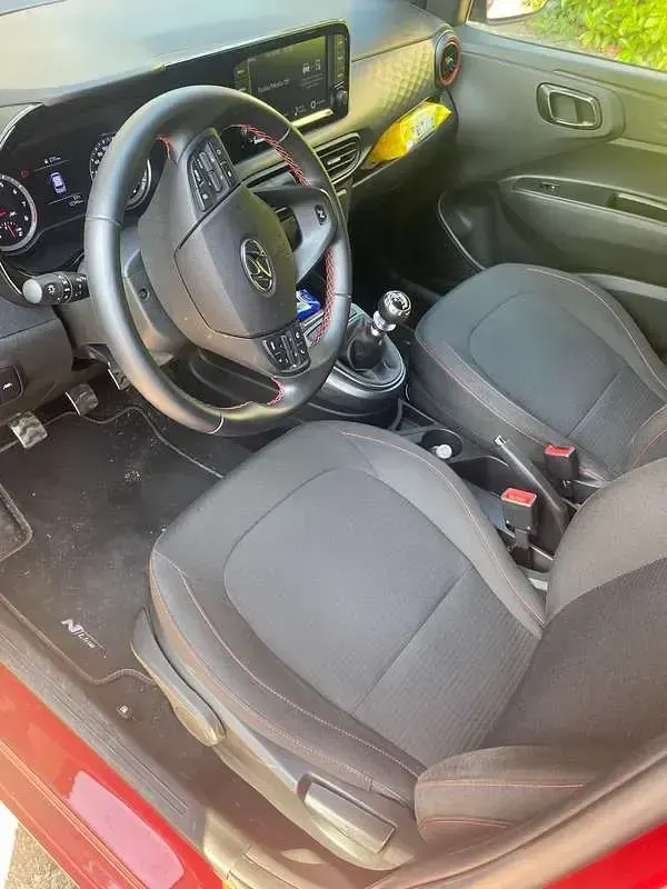 Usata Hyundai i10 N Line 101 CV (74 kW) 2022 Rosso Utilitaria