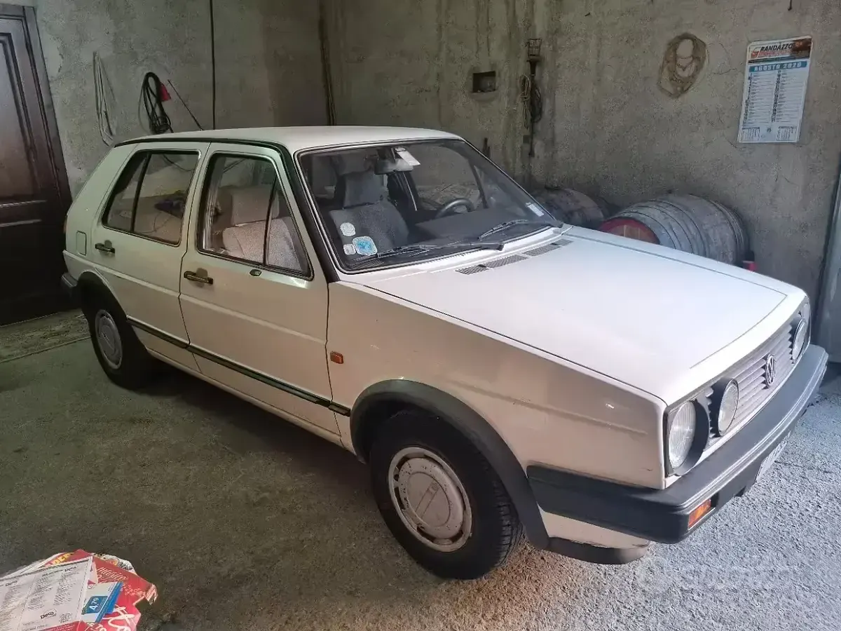Usata VW Golf II 1986 Bianco Utilitaria