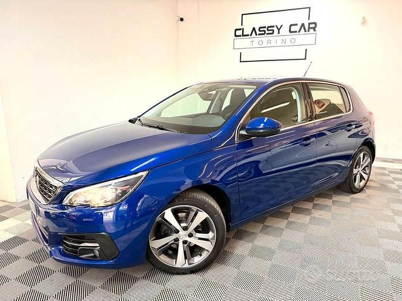 Usata Peugeot 308 Allure 131 CV (96 kW) 2017 Blu magnetic Berlina