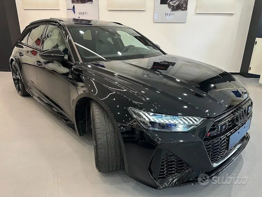 Usata Audi RS6 Ambiente 600 CV (441 kW) 2019 Nero metallizzato Station wagon