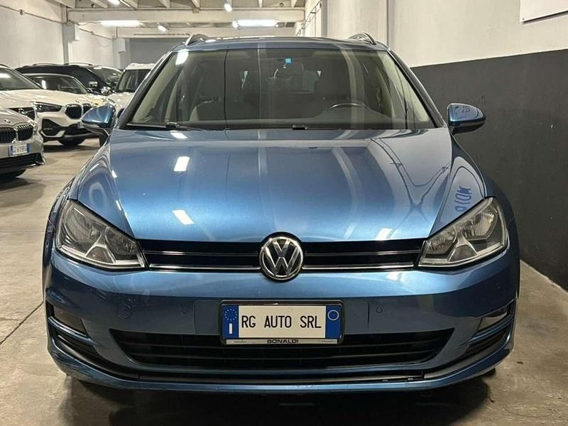 Usata VW Golf VII Highline 105 CV (77 kW) 2014 Blu Station wagon