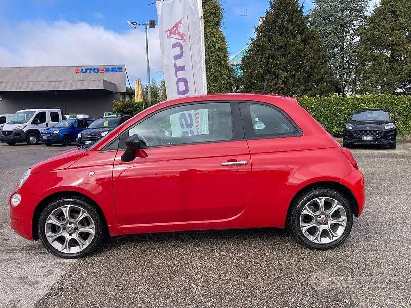 Usata Fiat 500 Pop 69 CV (50 kW) 2019 Rosso Utilitaria