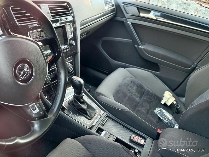 Usata VW Golf VII Highline 125 CV (91 kW) 2013 Bianco Berlina