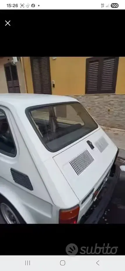 Usata Fiat 126 24 CV (17 kW) 1984 Bianco Utilitaria