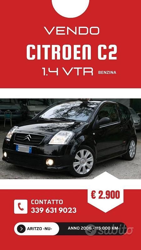 Usata 2005 Citroën C2 VTR Sport Due volumi | 2900 € (Buon prezzo) - Immagine 1/1