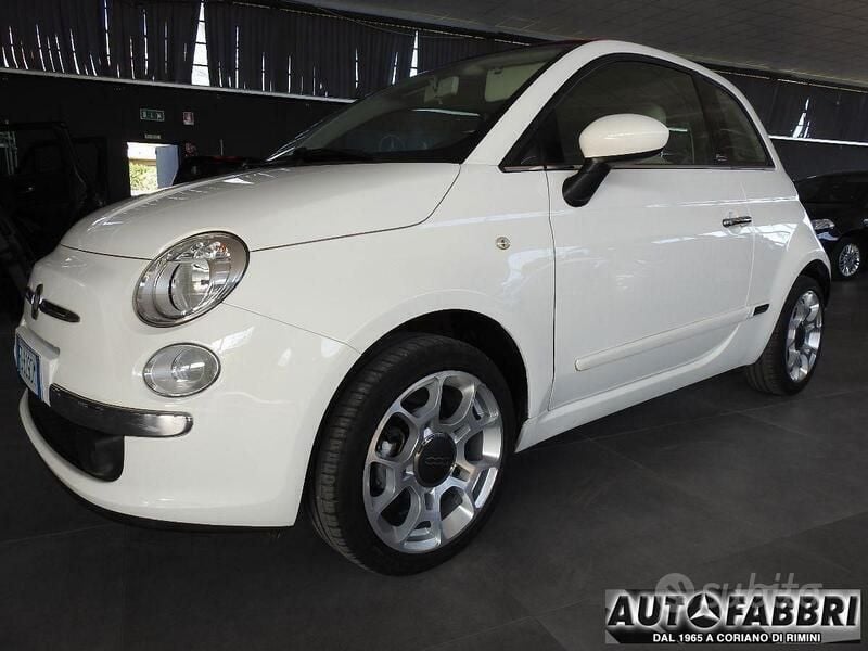 Usata Fiat 500C Lounge 69 CV (50 kW) 2016 Bianco Cabrio