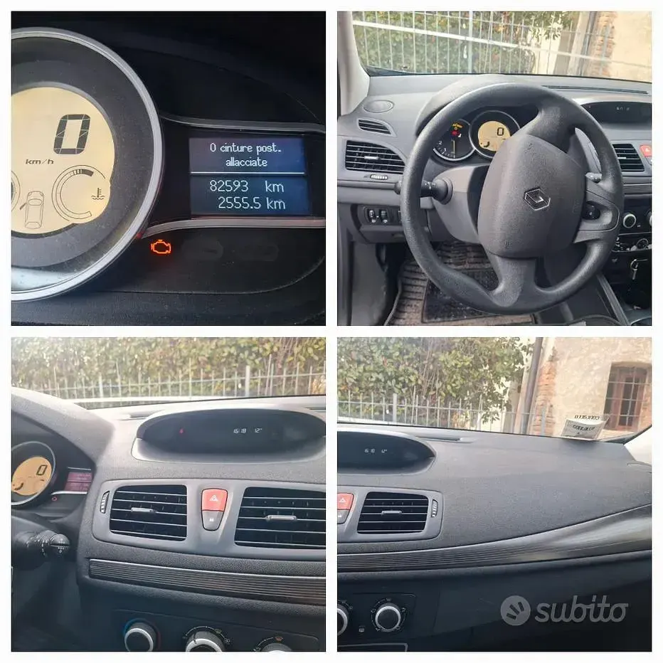 Usata Renault Mégane III 90 CV (66 kW) 2009 Grigio Berlina