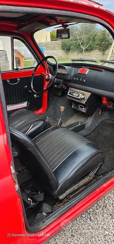 Usata Fiat 500 1970 Rosso Utilitaria