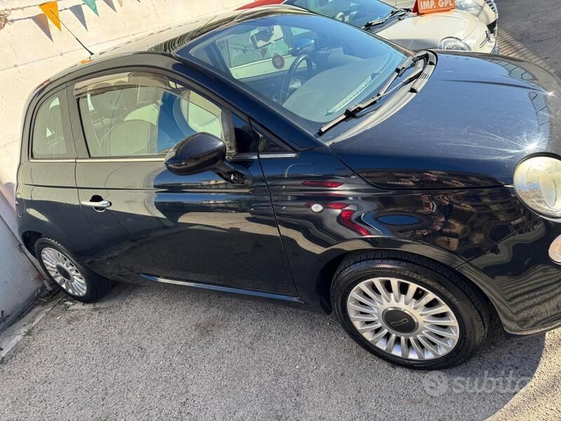 Usata Fiat 500 Lounge 69 CV (50 kW) 2011 Nero Berlina