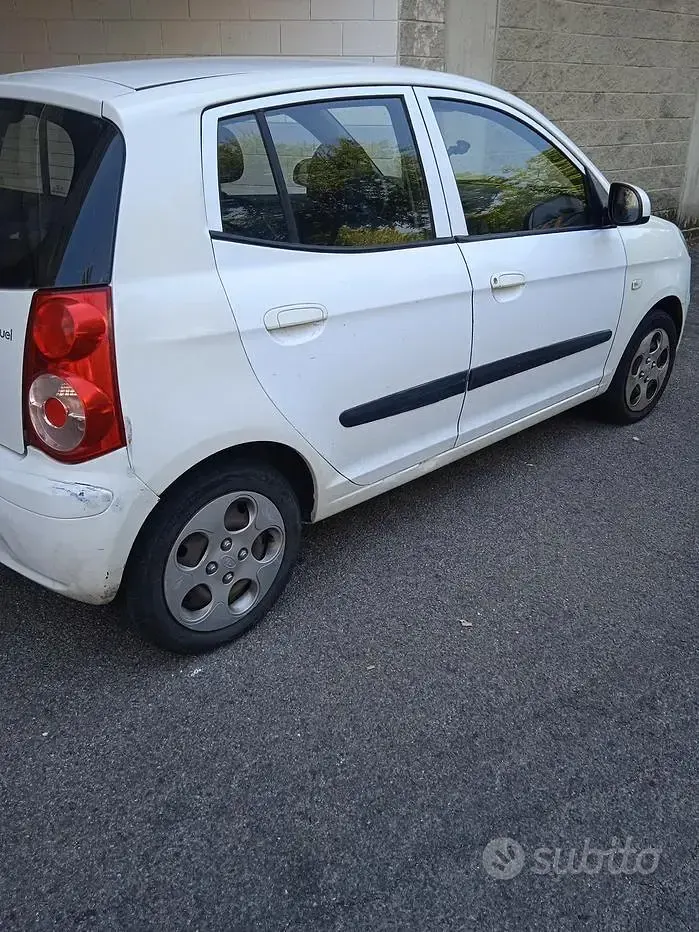 Usata Kia Picanto 62 CV (45 kW) 2010 Bianco Utilitaria