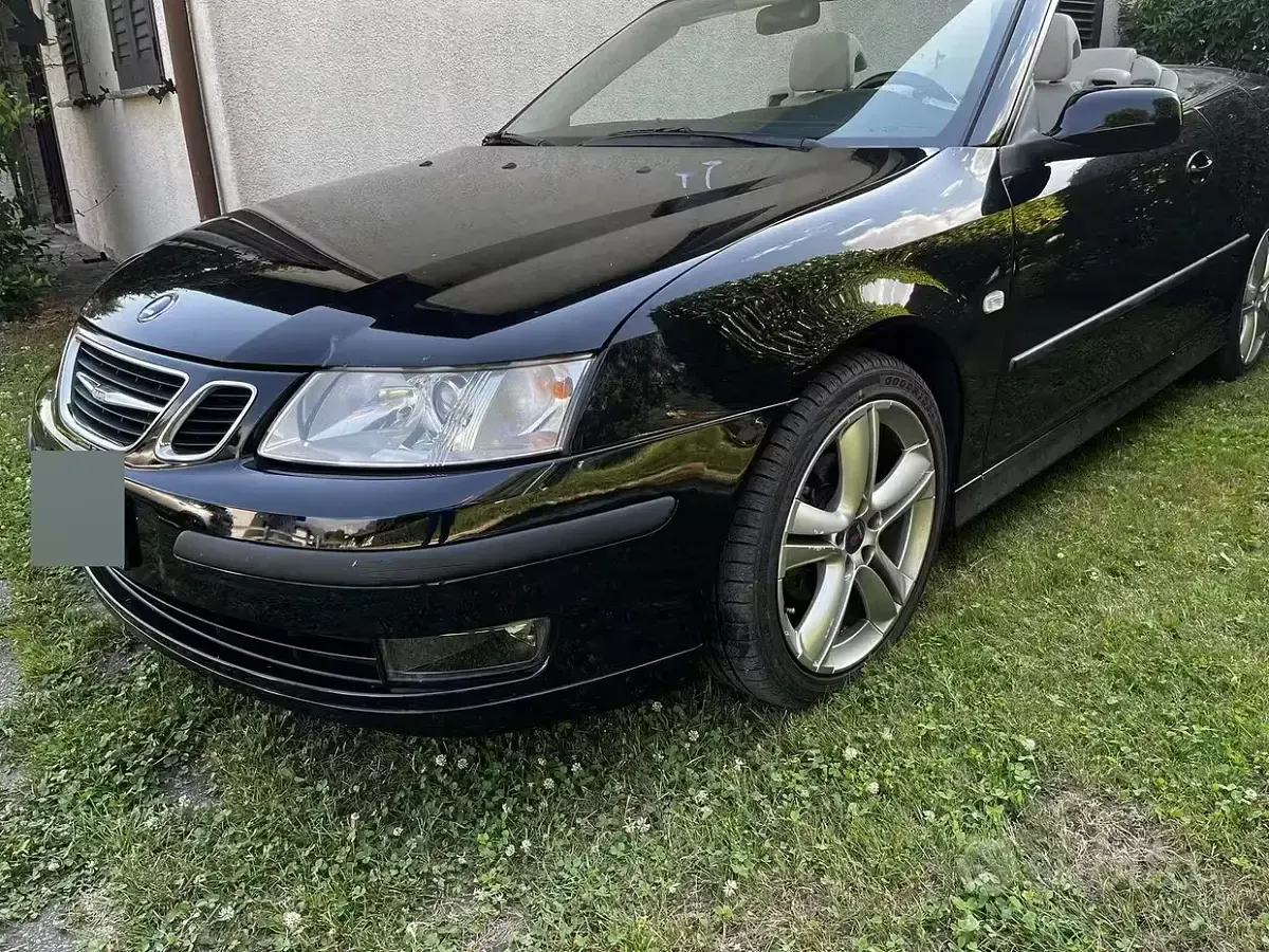 Usata Saab 9-3 150 CV (110 kW) 2007 Nero Cabrio
