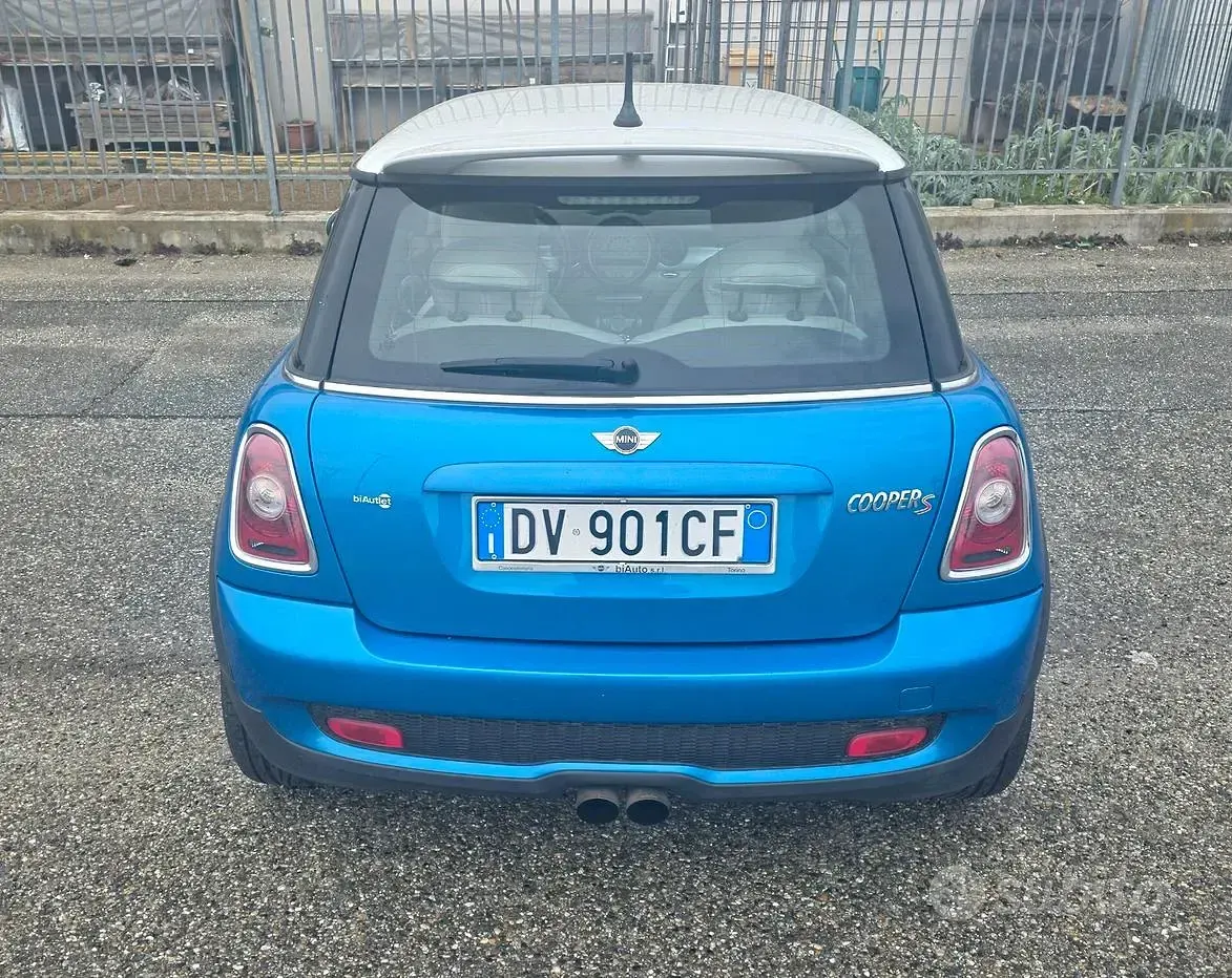 Usata Mini Cooper S 175 CV (128 kW) 2009 Bluazzurro Utilitaria