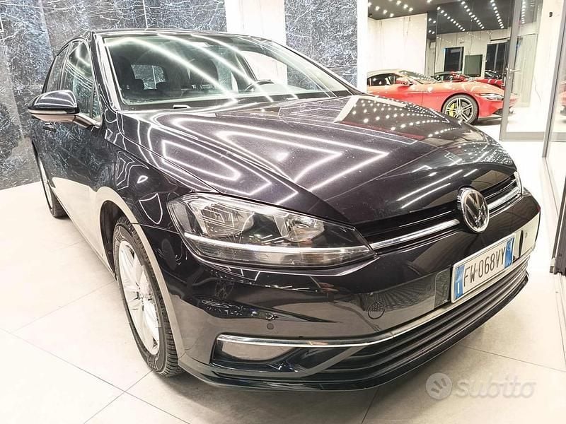 Usata VW Golf VII Trendline 116 CV (85 kW) 2019 Nero Berlina