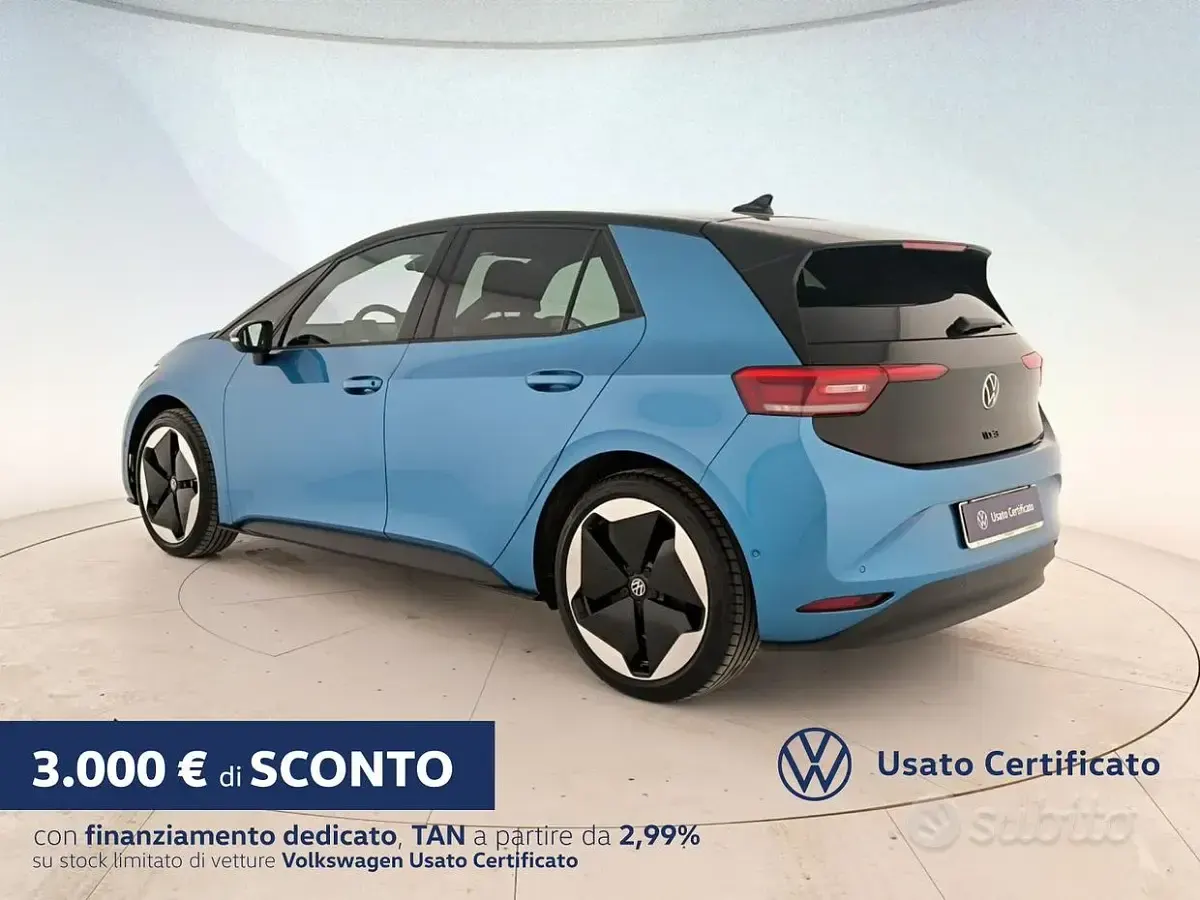 Nuova VW ID.3 Pro 69 kW (95 CV) 2026 Blu Utilitaria