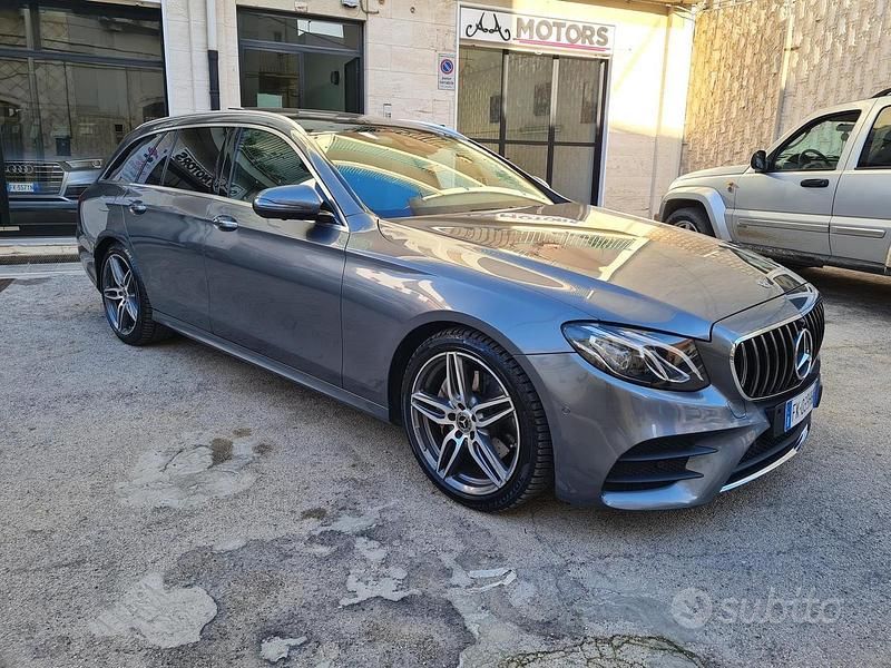 Usata Mercedes E220 Premium Plus 194 CV (142 kW) 2017 Argento Station wagon