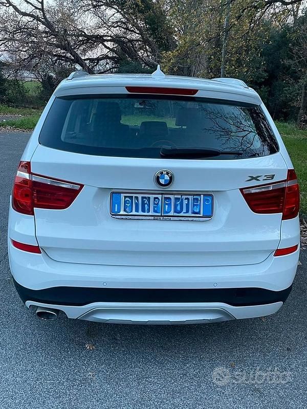 Usata BMW X3 Efficient Dynamics 150 CV (110 kW) 2014 Bianco SUV