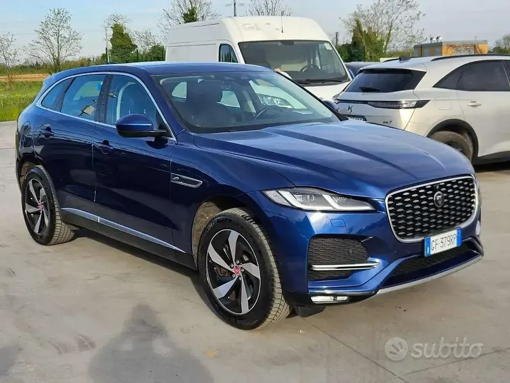 Usata Jaguar F-Pace S 204 CV (150 kW) 2021 Blu/azzurro SUV