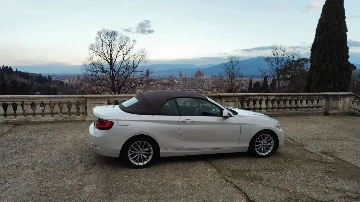 Usata BMW 218 Luxury Line 150 CV (110 kW) 2016 Bianco Cabrio