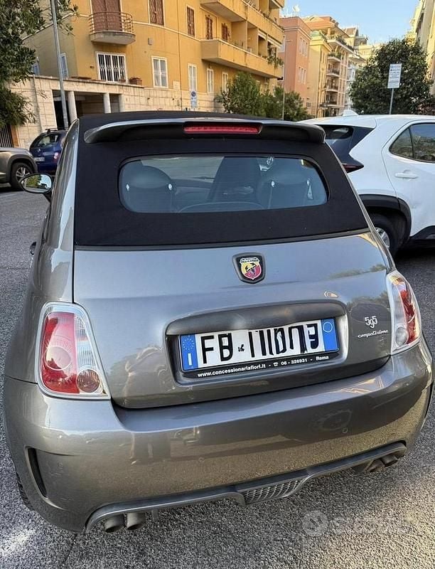Usata Abarth 595 Competizione 180 CV (132 kW) 2015 Grigio Cabrio