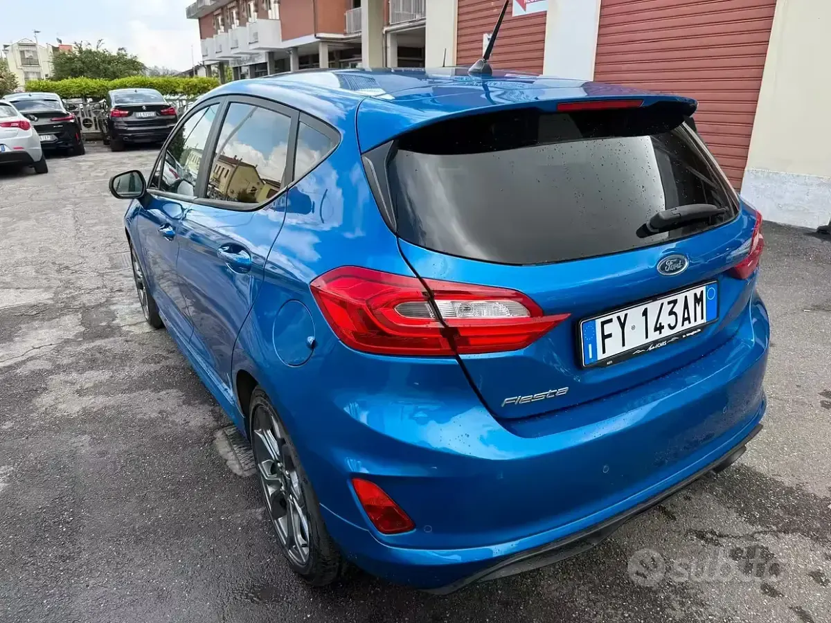 Usata Ford Fiesta ST-Line 86 CV (63 kW) 2019 Blu Utilitaria