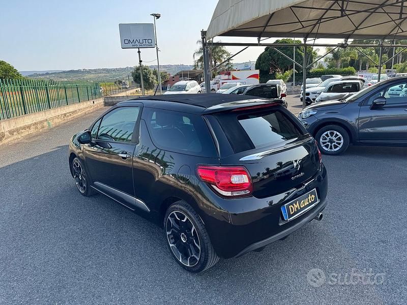 Usata DS Automobiles DS3 So Chic 81 CV (59 kW) 2014 Nero Cabrio