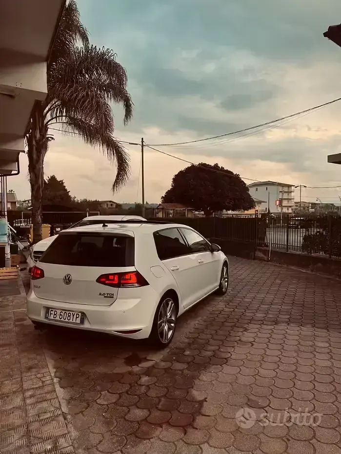 Usata VW Golf VII 150 CV (110 kW) 2016 Bianco Berlina