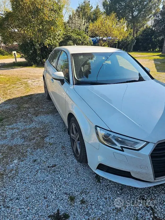Usata Audi A3 Ambiente 116 CV (85 kW) 2017 Bianco Berlina