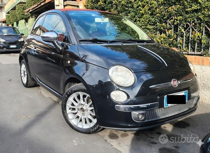 Usata Fiat 500 2010 Nero Cabrio