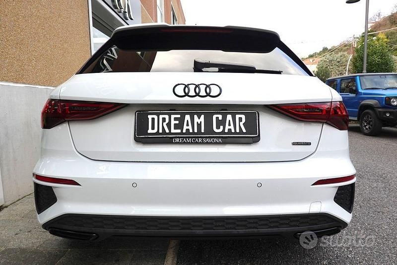Usata Audi A3 S-Line 200 CV (147 kW) 2022 Bianco Berlina