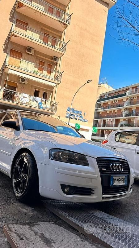 Usata Audi A3 S-Line 170 CV (125 kW) 2007 Bianco Utilitaria