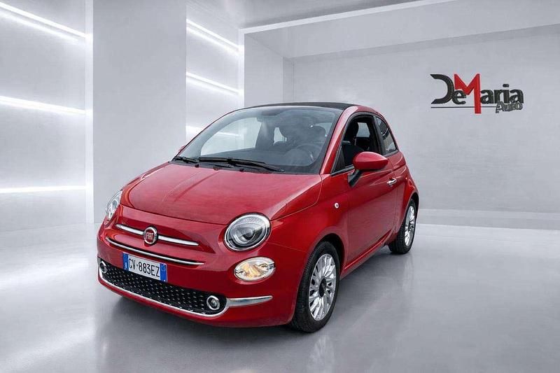 Usata Fiat 500C 70 CV (51 kW) 2024 Rosso Cabrio