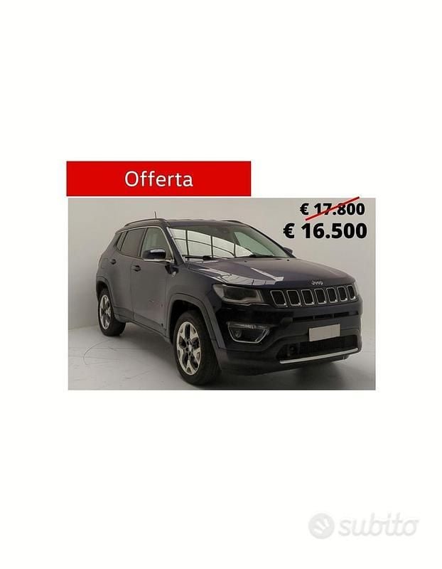 Usata Jeep Compass Limited 170 CV (125 kW) 2018 Blu SUV