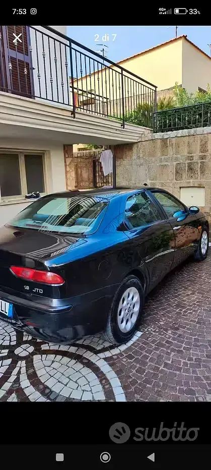 Usata Alfa Romeo 156 105 CV (77 kW) 2001 Nero Berlina
