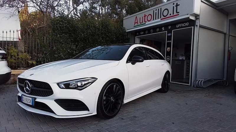 Usata Mercedes CLA180 AMG line 116 CV (85 kW) 2020 Bianco Berlina
