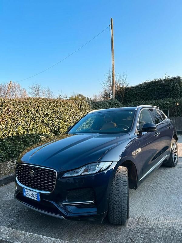 Usata Jaguar F-Pace 250 CV (183 kW) 2021 Blu SUV