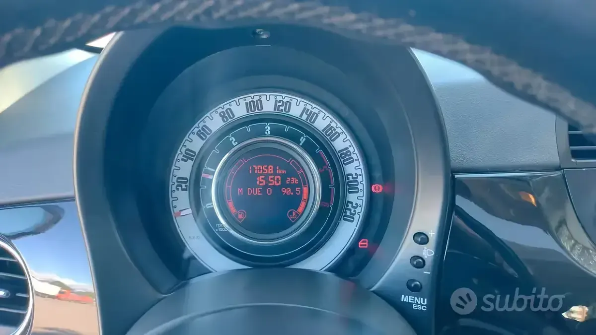 Usata Fiat 500 95 CV (69 kW) 2010 Nero Berlina