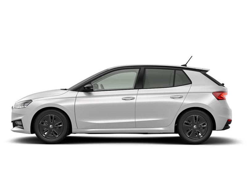 Nuova Skoda Fabia 95 CV (69 kW) 2026 Bianco luna metallizzato nero tulipano p Utilitaria