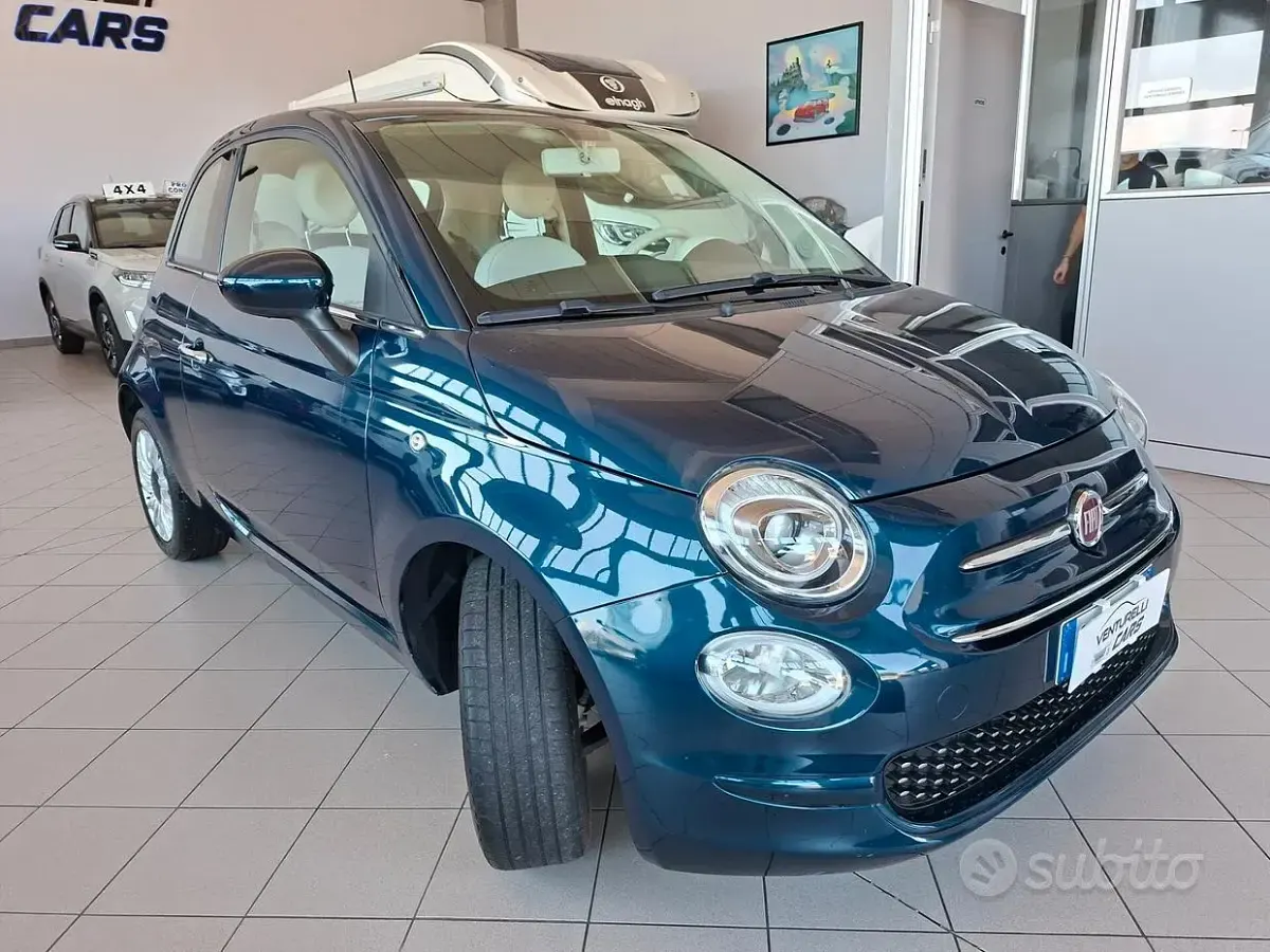 Usata Fiat 500 Dolcevita 69 CV (50 kW) 2020 Blu Berlina