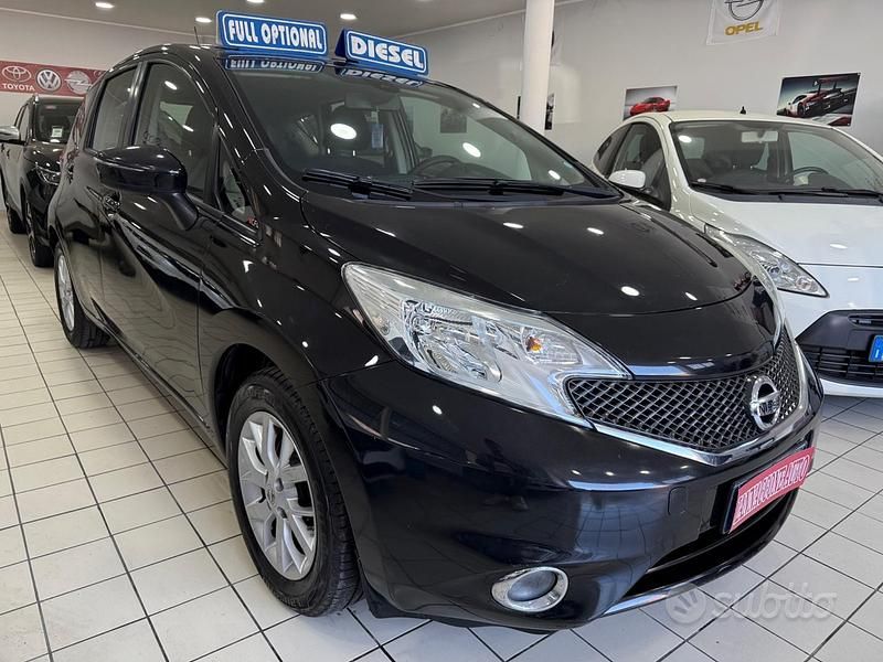 Usata Nissan Note Tekna 89 CV (65 kW) 2014 Nero Utilitaria