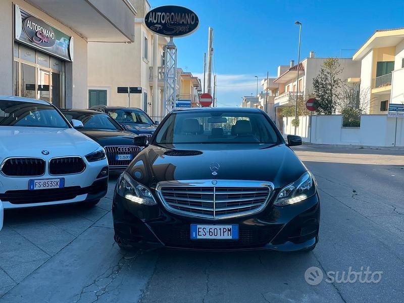 Usata Mercedes E250 Sport 204 CV (150 kW) 2013 Nero Berlina