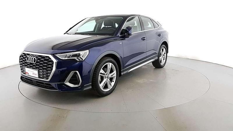 Blu navarra met Usata 2022 Audi Q3 Sportback S-Line SUV | 39.900 € (Buon prezzo) - Immagine 1/4