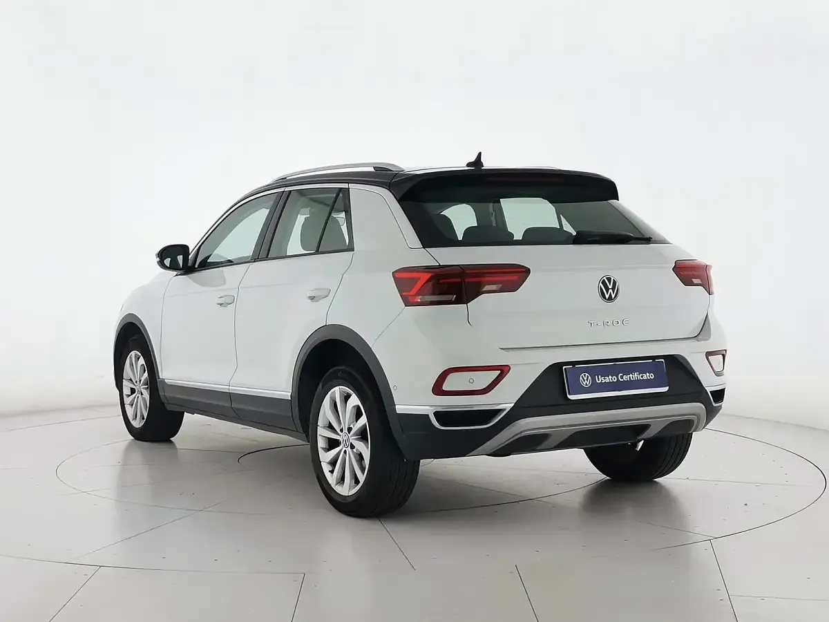 Usata VW T-Roc Style 150 CV (110 kW) 2022 Bianco SUV