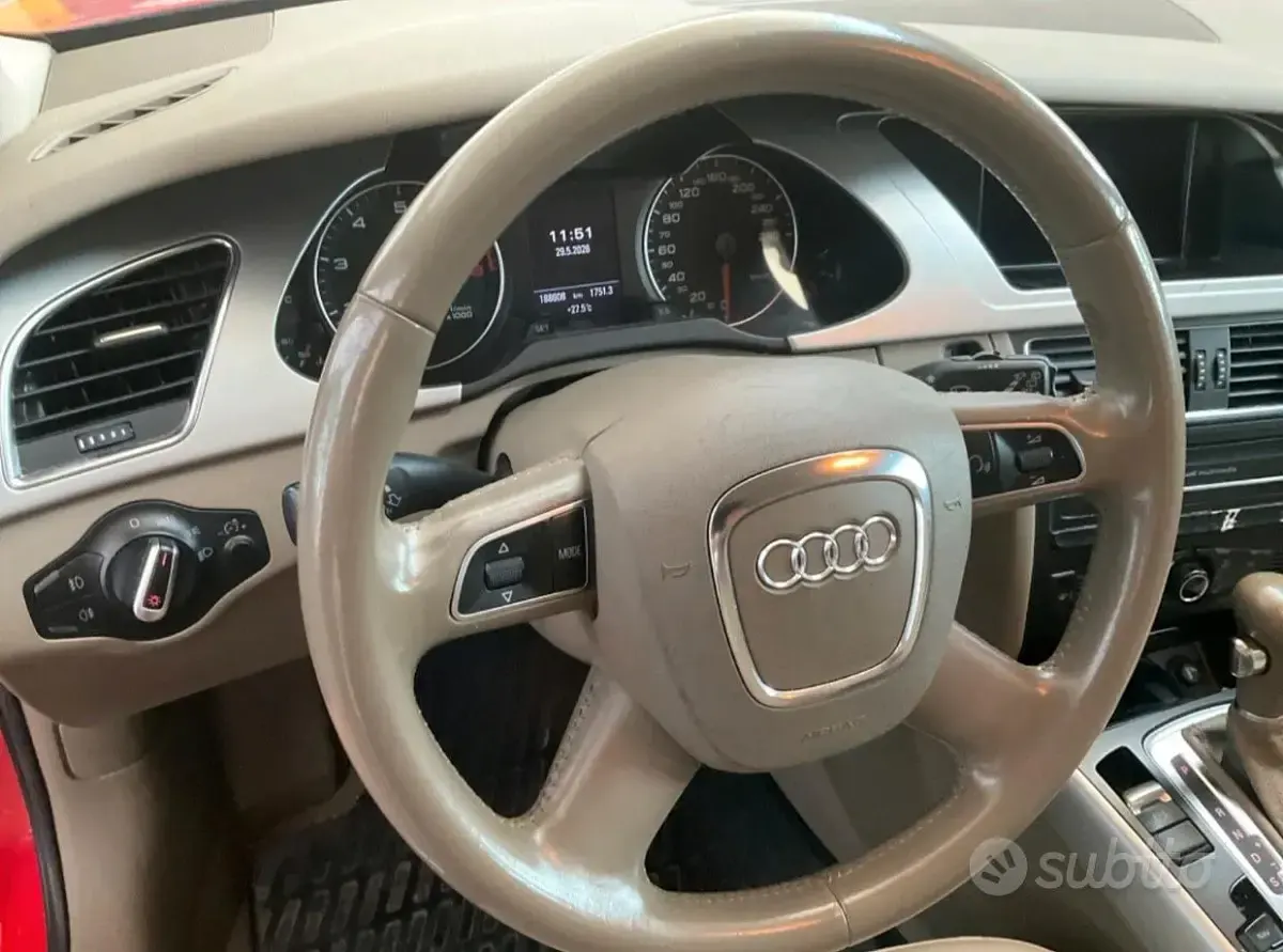 Usata Audi A4 Ambiente 160 CV (117 kW) 2009 Rosso Station wagon