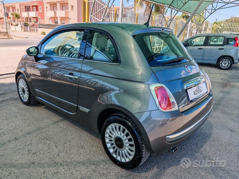 Usata Fiat 500 Lounge 95 CV (69 kW) 2012 Grigio Utilitaria